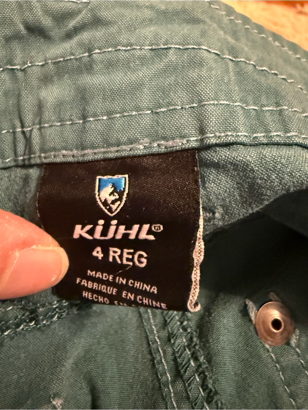 KÜHL Teal Lightweight Pants- Teal